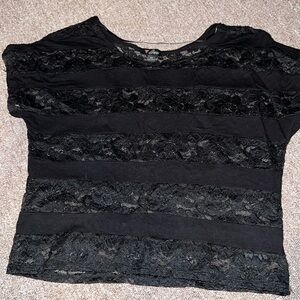 Guess lace crop top